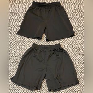 🎉 EUC! 🎉 BUNDLE 2 Pair of Youth SM Black Premium Sports Athletic Shorts